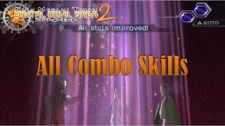 Digital Devil Saga 2  All Combo Skills [upl. by Stiegler283]