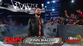 Finn Balor Entrance  RAW December 25 2017 [upl. by Haslam]