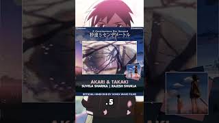 5 Centimeters per Second Hindi Dub Voice Cast anime animation voice casting trend [upl. by Annavoj]