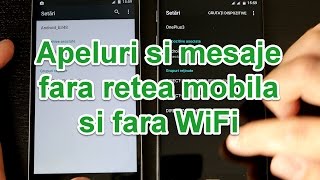 Apeluri si mesaje gratuite fără rețea mobila sau wifi [upl. by Sherer]