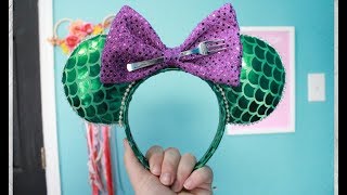 DIY EASY NO SEW MICKEY EARS AND BOW [upl. by Izmar]