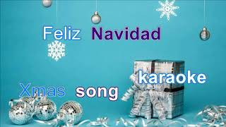 Feliz Navidad Christmas karaoke 2022 [upl. by Vernon]