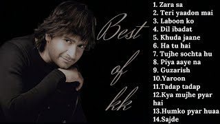 Best of KK  14 songs  1hr nonstop playlist [upl. by Nitsyrk]