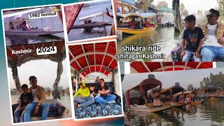 shikara ride Kashmir trip 2024 travel nature kashmir shikararide luckystudiolife [upl. by Eveiveneg]