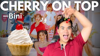 Bini Cherry on top REACTION VIDEO🍒 [upl. by Dworman]