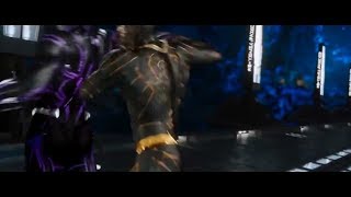 Black Panther vs Killmonger Final Fight Scene  Black Panther 2018  Explained [upl. by Nidroj]