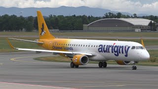 Aurigny Embraer 195 landing at Graz Airport  GNSEY [upl. by Abey]