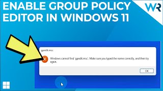 How to Enable the Group Policy Editor in Windows 10 amp 11 Home Editions [upl. by Lanoil]