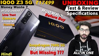 IQOO Z3 5G UNBOXING  iqoo z3 smartphone reviewBlack  Camera Testiqoo z3 5g specsFullyloaded [upl. by Otaner]