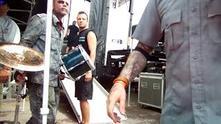 Daniel Fox Ventana Mayhem festival Pittsburgh Drum Cam 2012 MUSHROOMHEAD Slipknot [upl. by Sievert]