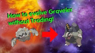 How to evolve Graveler without trading in Pokemon Sun Moon [upl. by Eiralav68]