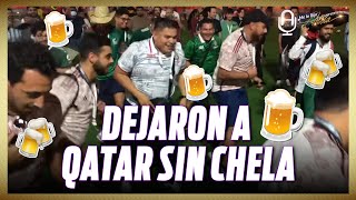 MEXICANOS en QATAR arman FIESTÓN se acaban la CERVEZA ¡y los saca SEGURIDAD [upl. by Garlinda]