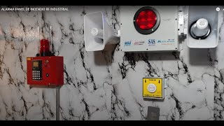 ALARMA PANEL DE INCENDIO RF INDUSTRIAL [upl. by Ylenats]