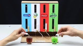 How to Make CocaCola Pepsi Mirinda 7Up DISPENSER [upl. by Walt746]