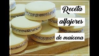 ALFAJORES DE MAICENA  RECETA MUY FACIL [upl. by Uuge]