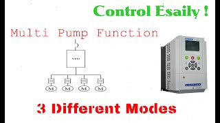 VSX Multi Pump Function  3 Different Modes  Emotron VFD [upl. by Neill955]