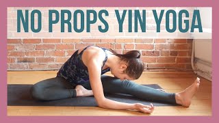 1 Hour Yin Yoga Class Without Props  Full Body Yin Yoga Class [upl. by Islehc]