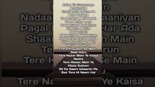 Nadaniyaan song lyrics akshath nadaniyan trending shorts lyrics shortsfeed hindisong hindi [upl. by Attenrad]