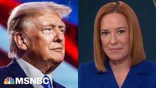 ‘Prolific and flagrant’ Psaki recaps all of Trumps lies about personal wealth [upl. by Ihskaneem]