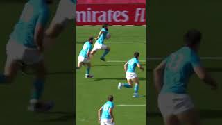 When Uruguay stunned Fiji rugby speed fast tackle rwc2023 shorts [upl. by Releyks]