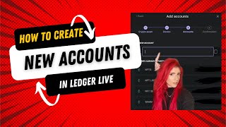 How To Add New Wallet Accounts On Ledger Live [upl. by Maris]