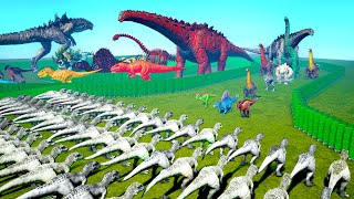 EPIC 100 INDOMINUS REX DEATHRUN🌪️  ARK SA [upl. by Bodi]