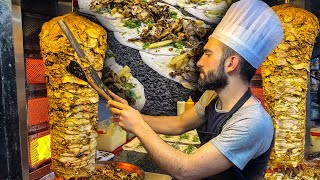 REAL CHEAP DONER KEBAB STREET FOOD IN PAKISTAN  LEGENDARY KEBAB SHOP  AMAZING TURKISH STREET FOOD [upl. by Naitsabas58]