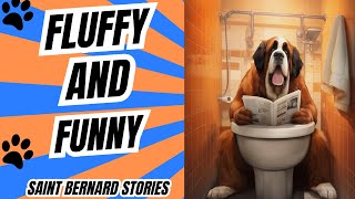 Funny Dog Videos  A Saint Bernard Compilation [upl. by Anikal]