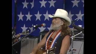 Willie Nelson  Seven Spanish Angels Live at Farm Aid 1986 [upl. by Poland]