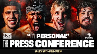 KSI VS TOMMY FURY amp LOGAN PAUL VS DILLON DANIS  THE PRIME CARD PRESS CONFERENCE LIVESTREAM [upl. by Odraude]