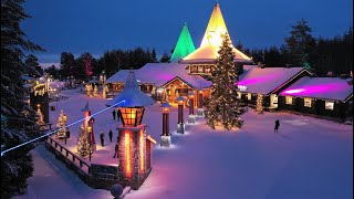 Villaggio di Babbo Natale a Rovaniemi Lapponia 🎅😍🦌🎄 Santa Claus in Finlandia Circolo Polare Artico [upl. by Niala759]