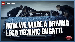 See how it was made  The Amazing LifeSize LEGO Technic version of the Bugatti Chiron [upl. by Attoynek136]