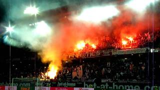 Austria Wien  Red Bull 220910 HZ Choreo Pyro [upl. by Smoot]