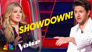 Kelly Clarkson and Niall Horan Heat Up the Competition in Playoffs  The Voice  NBC [upl. by Brade]