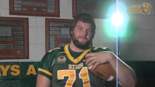 Bison Football 2012 Meet the Offensive Line [upl. by Ahseinet]