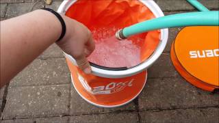 Collapsible Folding Water Bucket [upl. by Kimble]