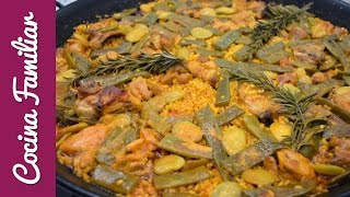 Paella valenciana la receta tradicional [upl. by Emyaj]