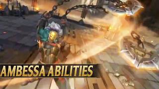 NEW AMBESSA ABILITIES amp WEAPONS TEASER  League of Legends [upl. by Yerhcaz]