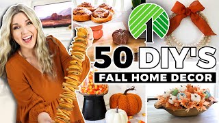 50 Fall Dollar Tree DIYsBeginner Friendly [upl. by Sher]