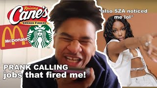 Prank Calling JOBS that FIRED ME  Arrington Allen [upl. by Attennod]