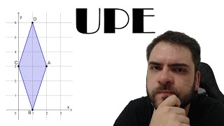 UPESSA2018 Qual é a medida da área e do perímetro do losango cujos vértices são A23 B10 [upl. by Abroms636]