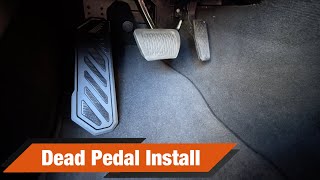 Best Dead Pedal for your Jeep Wrangler from Amazon [upl. by Sesylu]