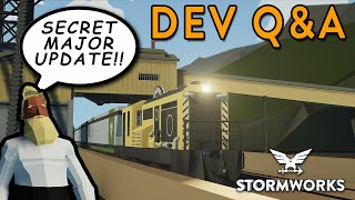 Developer QampA  Part 5  Community Questions Answered  Stormworks [upl. by Hillyer]