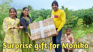 Surprise gift unboxing for Monika  Diwali Surprise Gift  Monika Prabhu [upl. by Creigh]