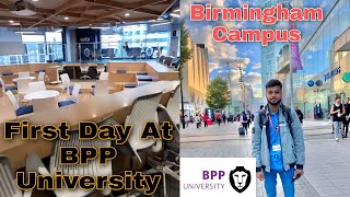 First Day At University  BPP University Birmingham 🇬🇧 [upl. by Gambrill396]