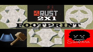 3 FOOTPRINTS FOR 2X1PVPSHELL RUST BASE [upl. by Oira]