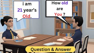 Improve English Speaking Skills🔥100 Common Questions And Answers In English Speak Fluently English [upl. by Artenahs]