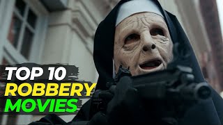 Top 10 Bank Robbery Movies of All Time  Screen Express [upl. by Ellersick468]