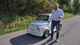 Test Drive Fiat 500 Elaborata by DAngelo Motori 870cc iniezione Elettronica 5 marce [upl. by Ahsilet575]