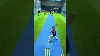 Dont bowl wrong length homeofindoorcricket indoorcricket goodlength bowling followme ipl [upl. by Clyte999]